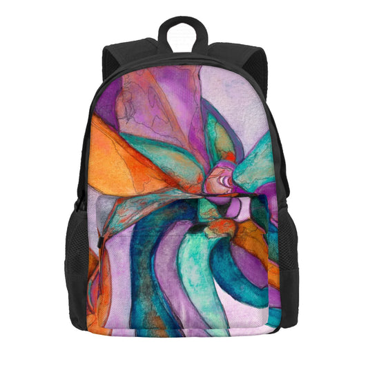 Rainbow Swirl Laptop Backpack