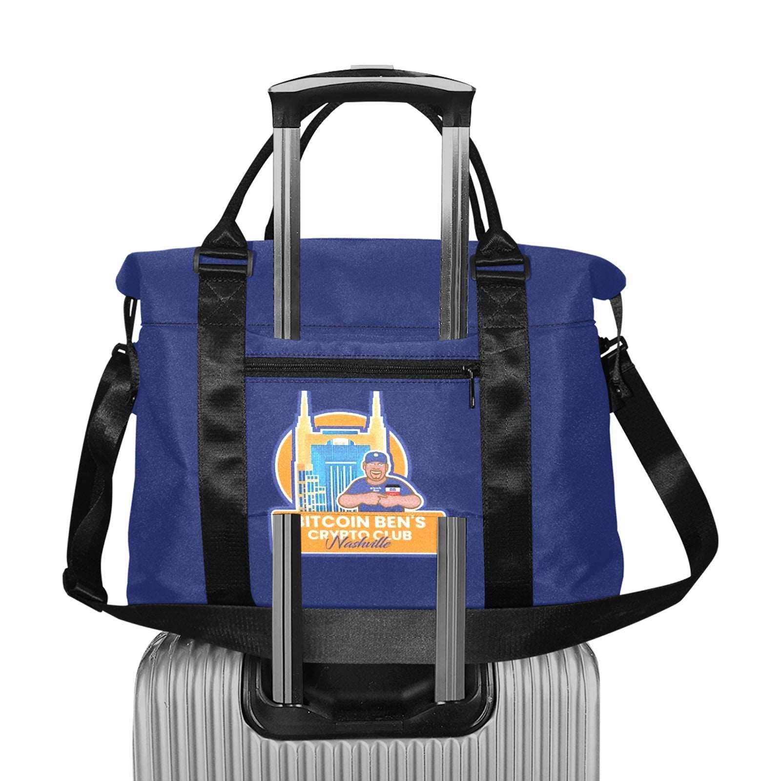 Bitcoin Ben Nashville Club Duffle Bags - Miniaday Designs, LLC.