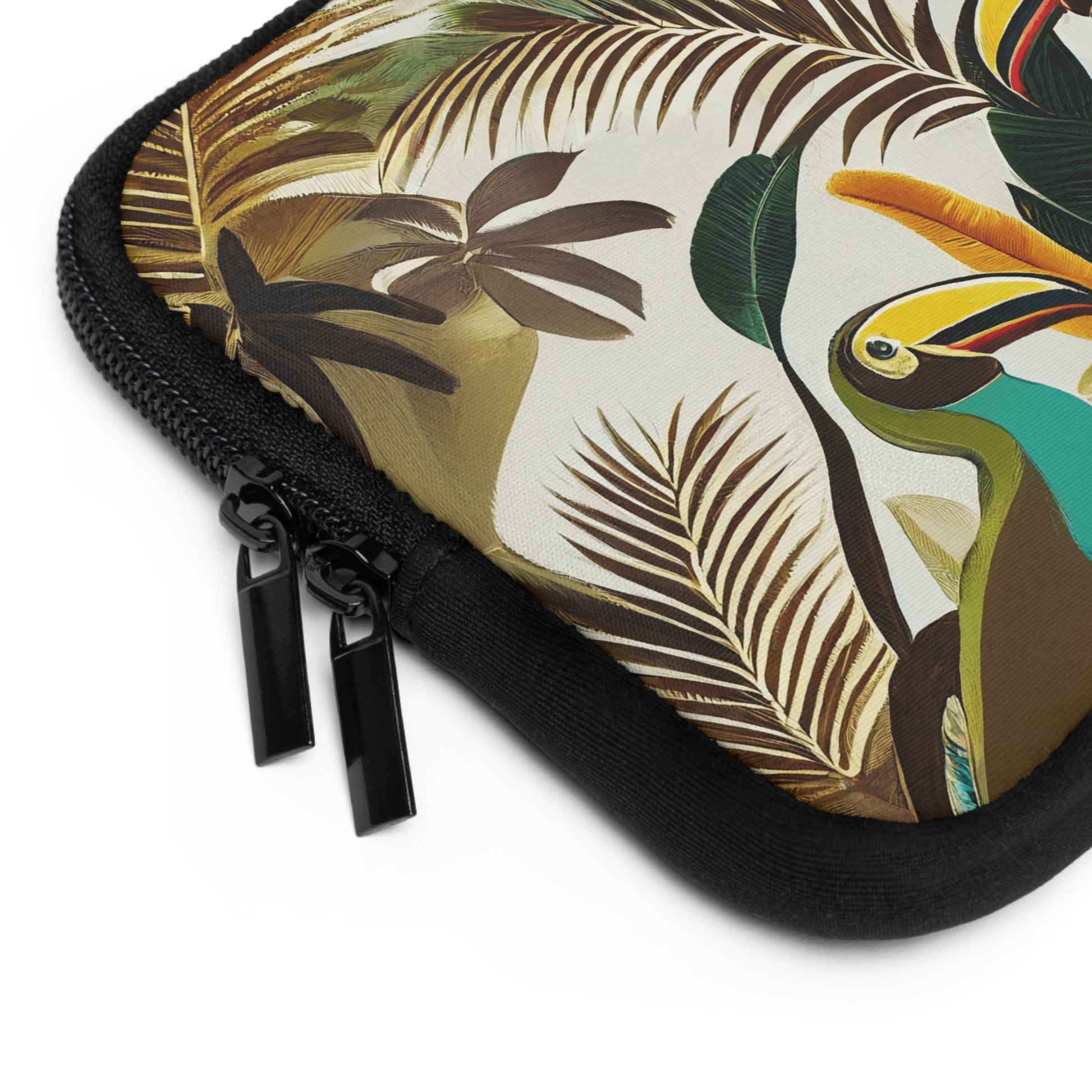 Miniaday Designs Laptop Sleeve Tropical Toucan Multicolor - Miniaday Designs, LLC.