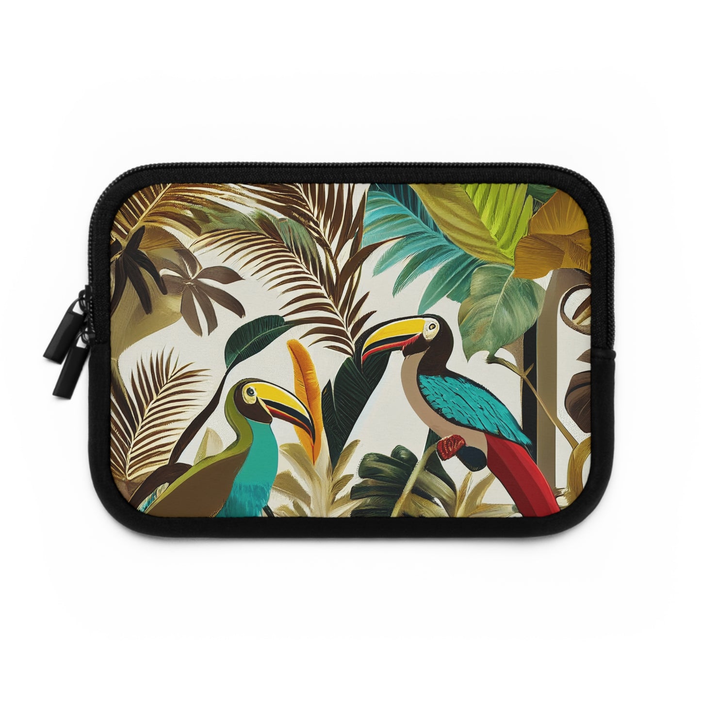 Miniaday Designs Laptop Sleeve Tropical Toucan Multicolor - Miniaday Designs, LLC.