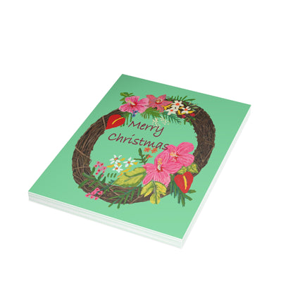 Miniaday Designs Tropical Christmas Postcard Bundles (envelopes included)