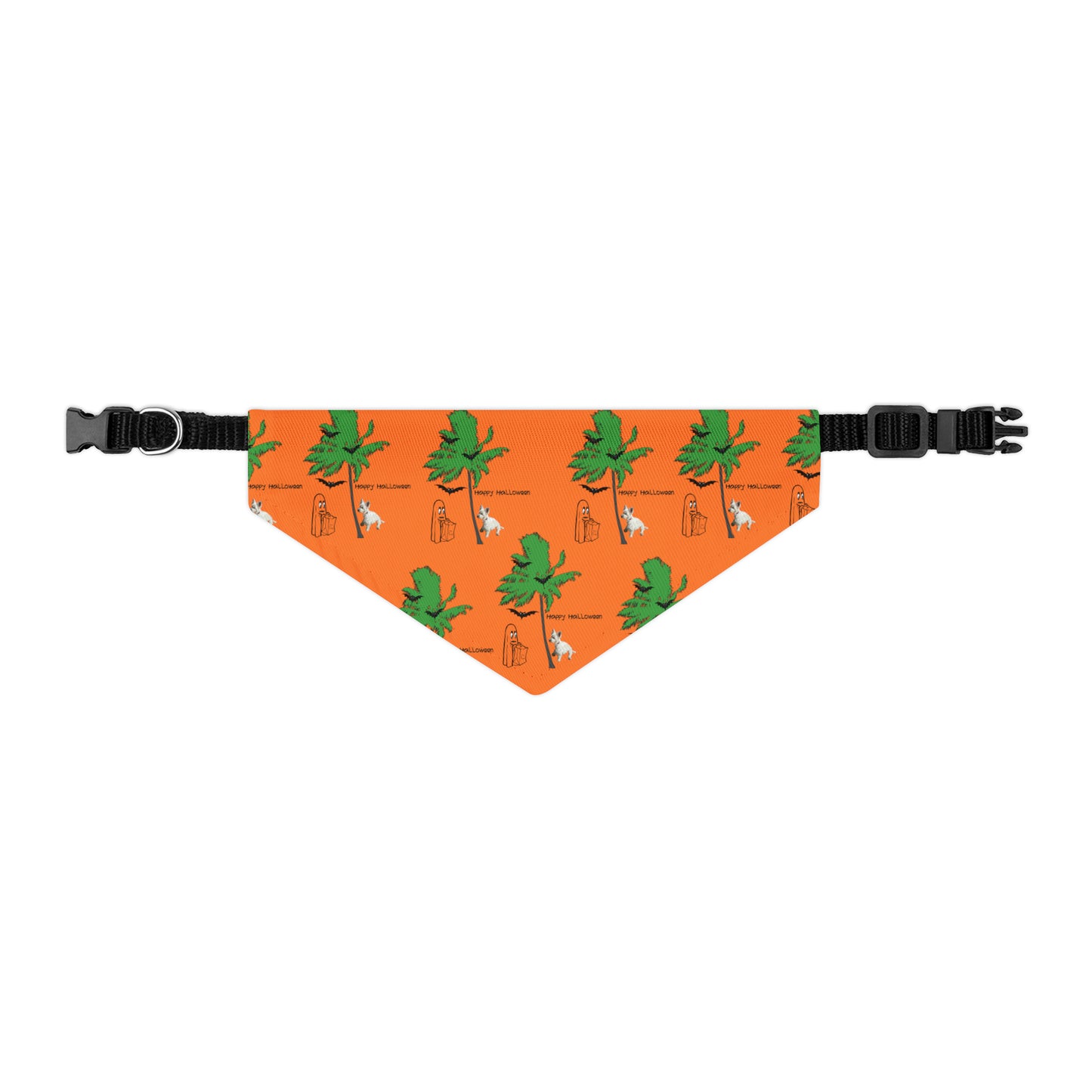 Miniaday Designs Westie - Collar tipo bandana para mascotas, color naranja