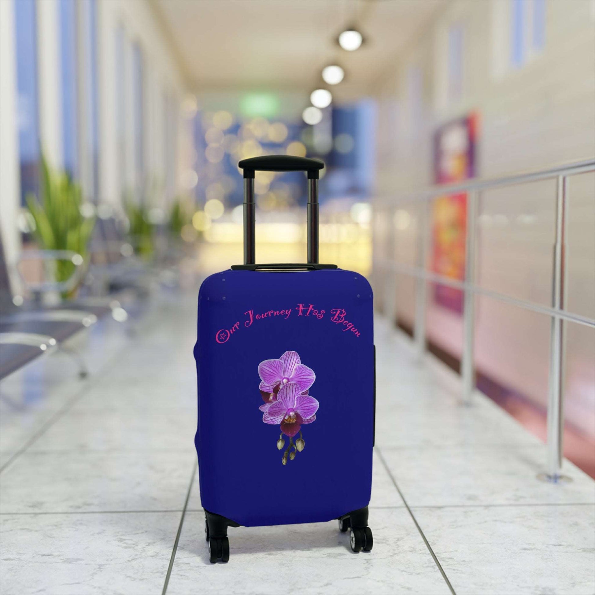 Lavender Voyage Collection by Miniaday Designs, LLC. Luggage Cover