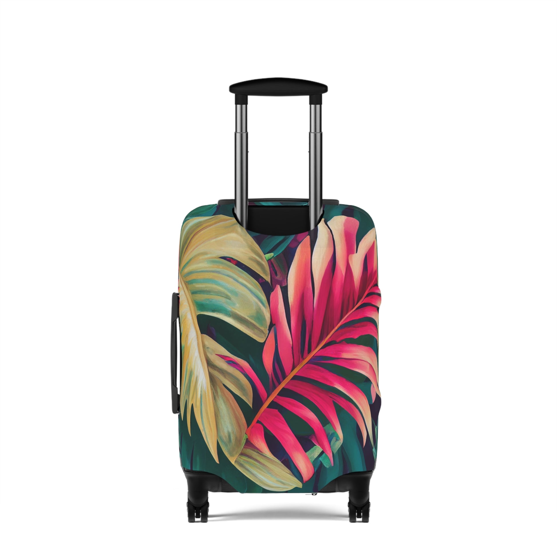 Enchanting Foliage: A Fusion of Realism and Exoticism in Brushwork by Miniaday Designs, LLC. Luggage Cover - Miniaday Designs, LLC.