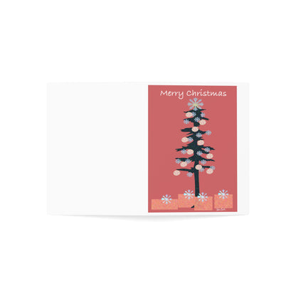 Merry Christmas with Packages Greeting Cards (1, 10, 30, and 50pcs)