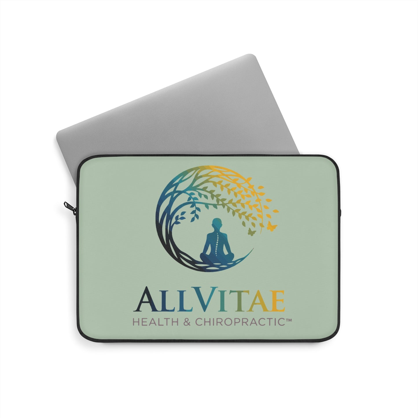 Allvitae Soft Green Laptop Sleeve