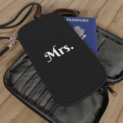 Mrs. Passport Wallet with Strap - Miniaday Designs, LLC.