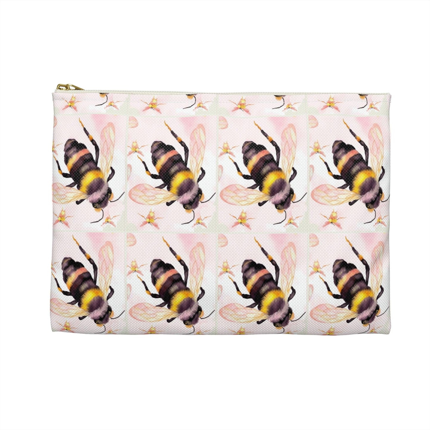 Miniaday Designs, LLC. Accessory Pouch 2 Sizes Bee-utiful Garden Banquet Collection - Miniaday Designs, LLC.