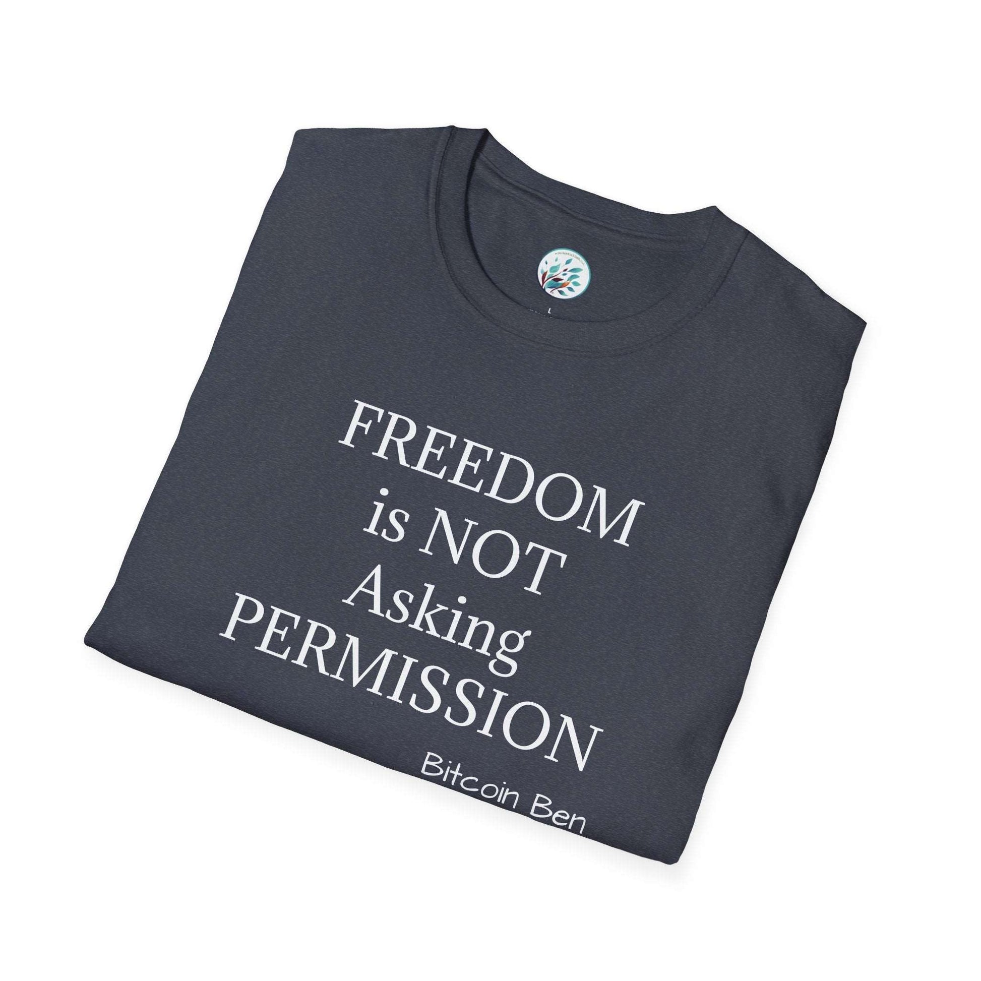 Bitcoin Ben Freedom Unisex Softstyle T-Shirt