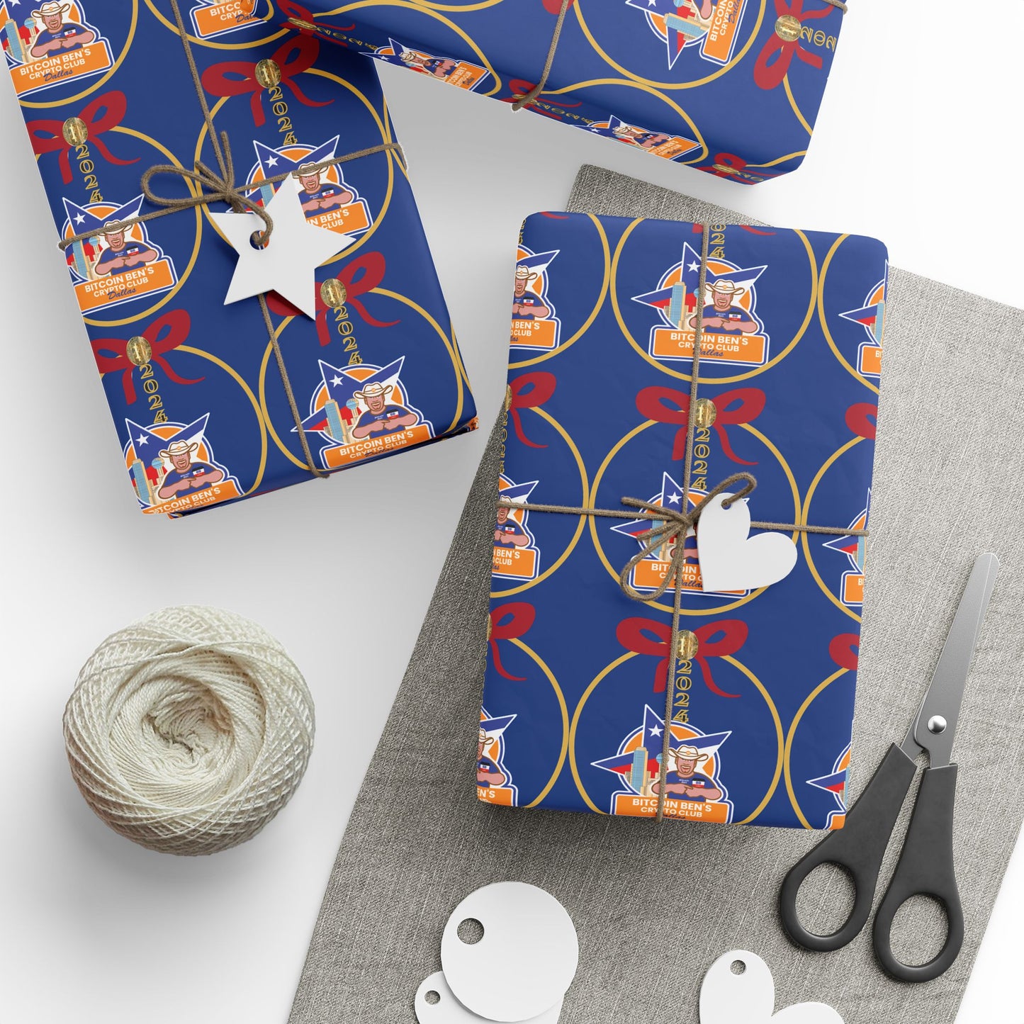 BBCC Dallas Christmas Wrapping Papers