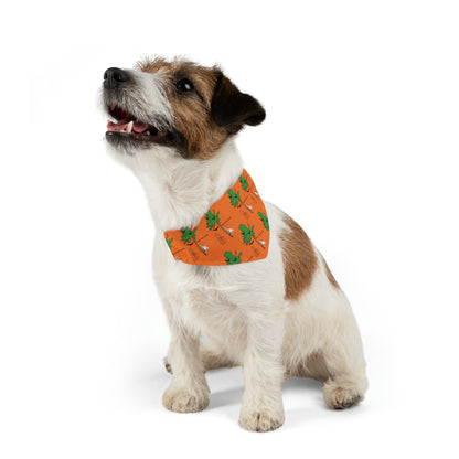 Miniaday Designs Westie - Collar tipo bandana para mascotas, color naranja