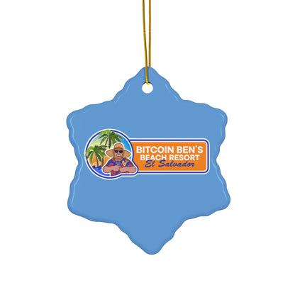 BBCC El Salvador Ceramic Ornament (1 Ornament) - Miniaday Designs, LLC.