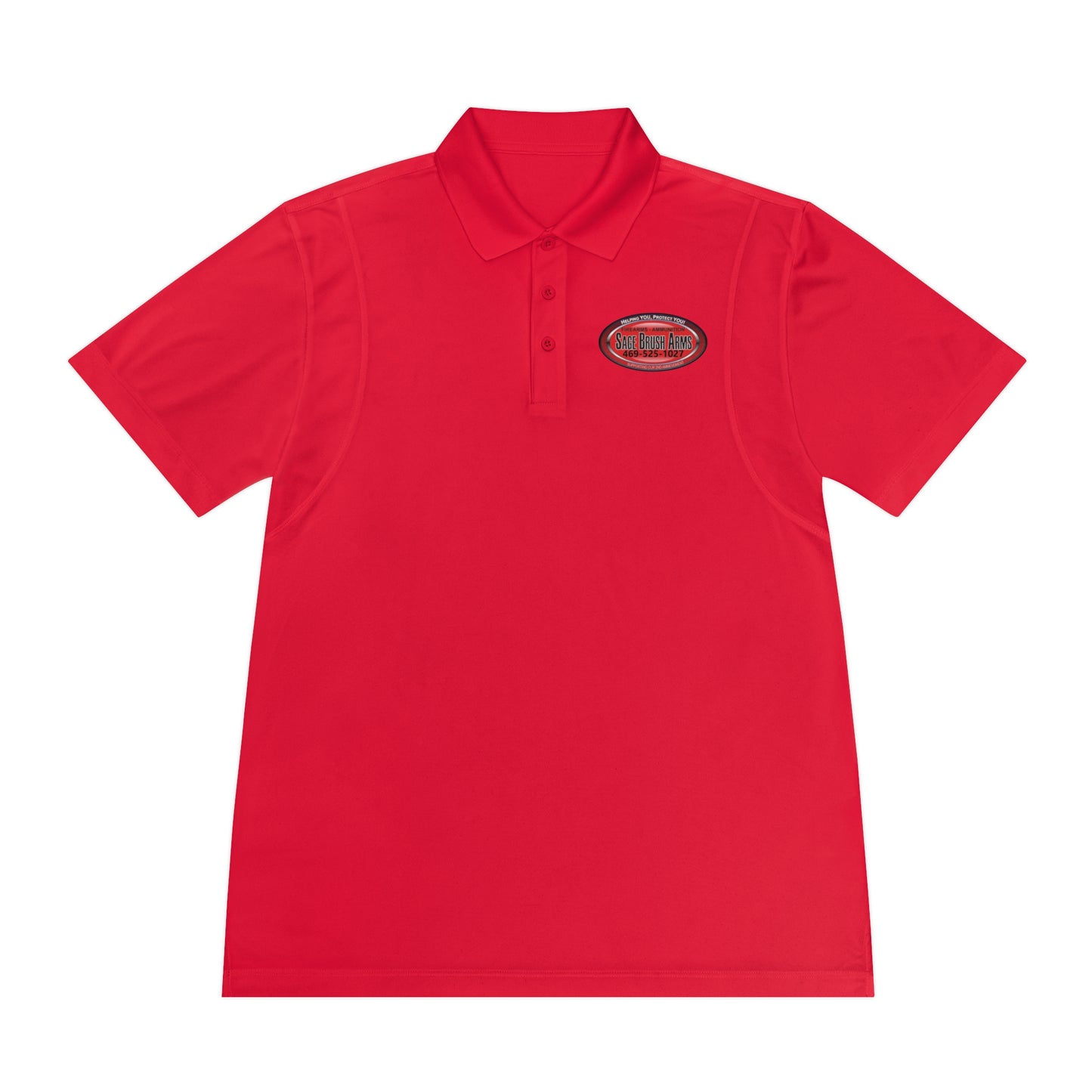 Sage Brush Arms Logo Men's Sport Polo Shirt