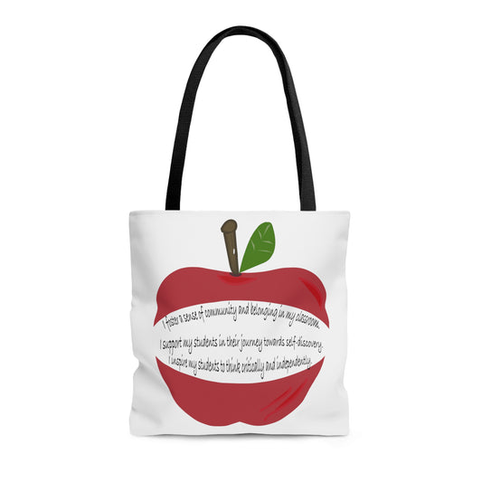 Miniaday Designs Tote Bag for Middle and High School Teachers Unisex White - Miniaday Designs, LLC.