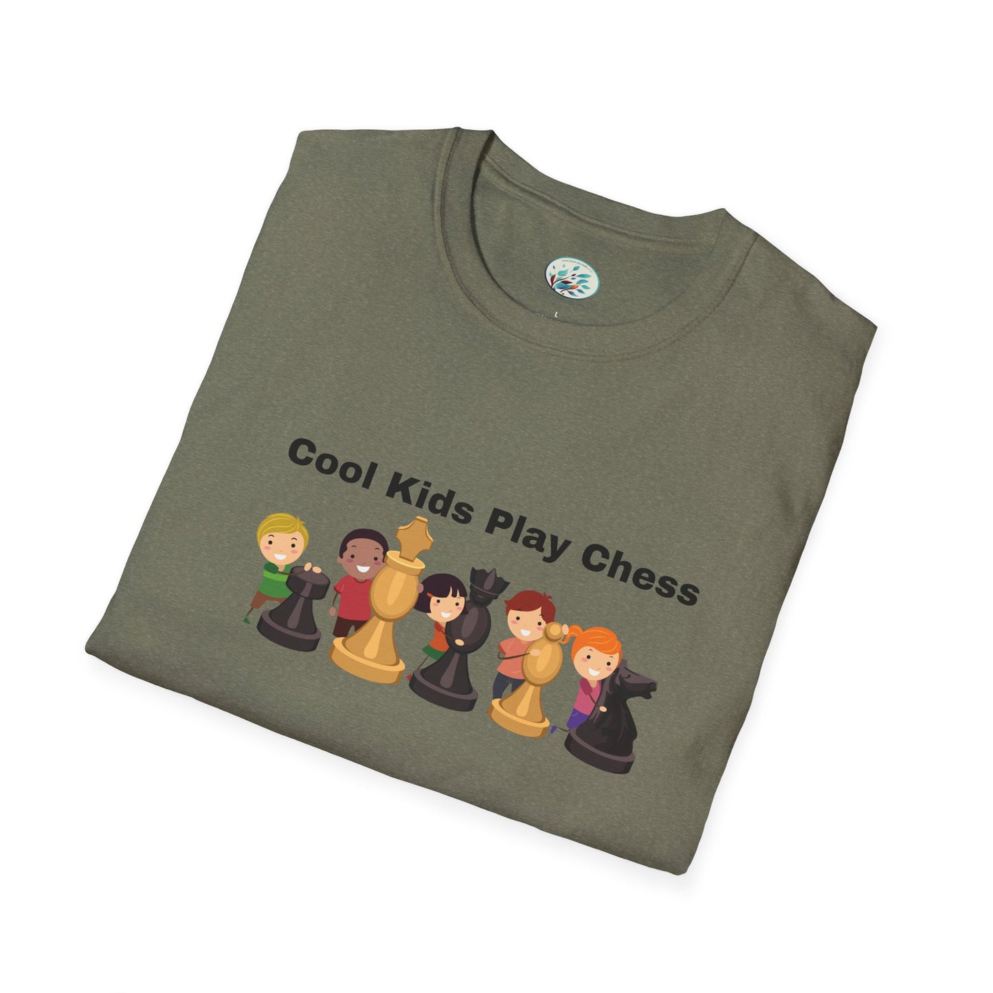 Cool Kids Play Chess Unisex Softstyle T-Shirt Men's Size