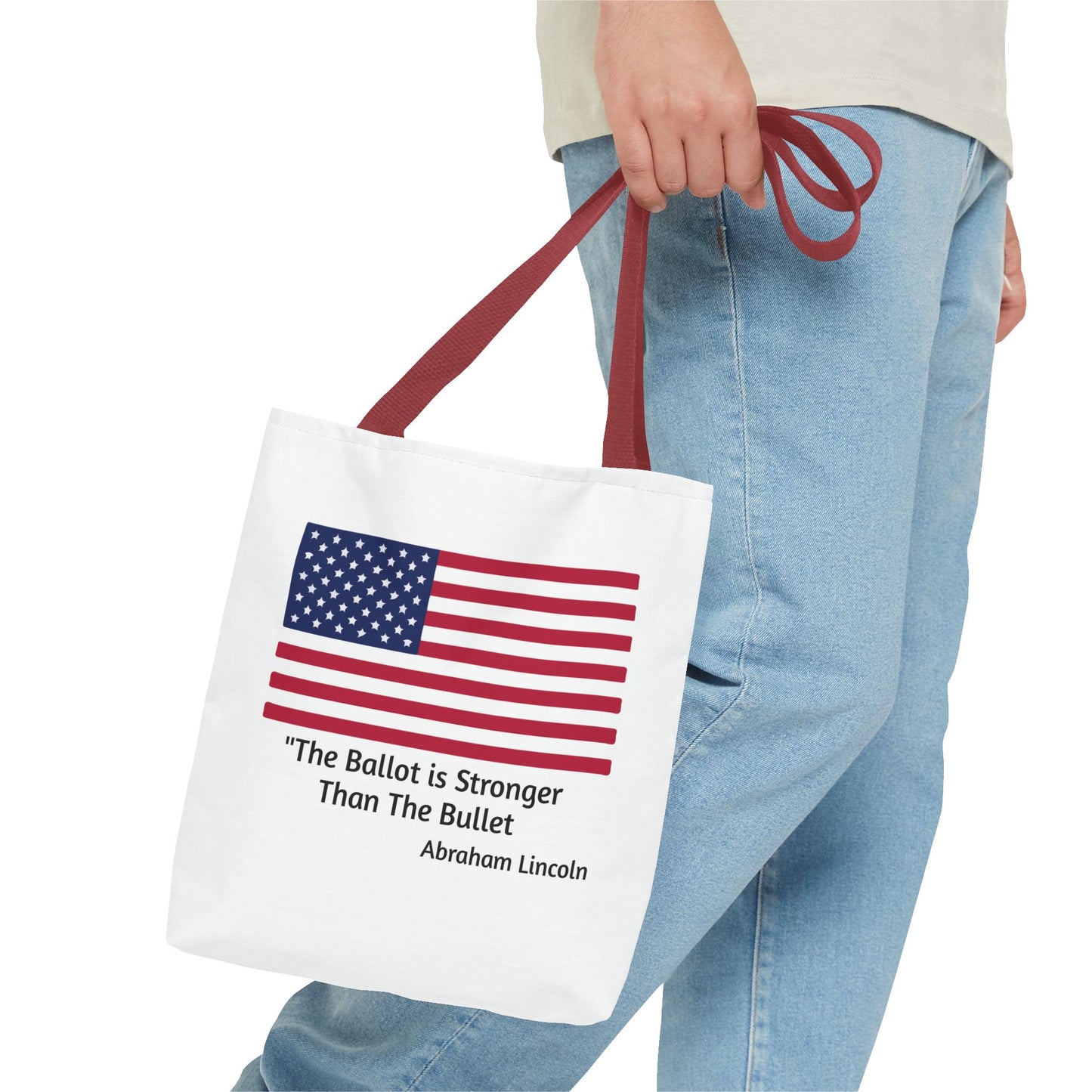 The Ballot is Stronger Than The Bullet Tote Bag (AOP)