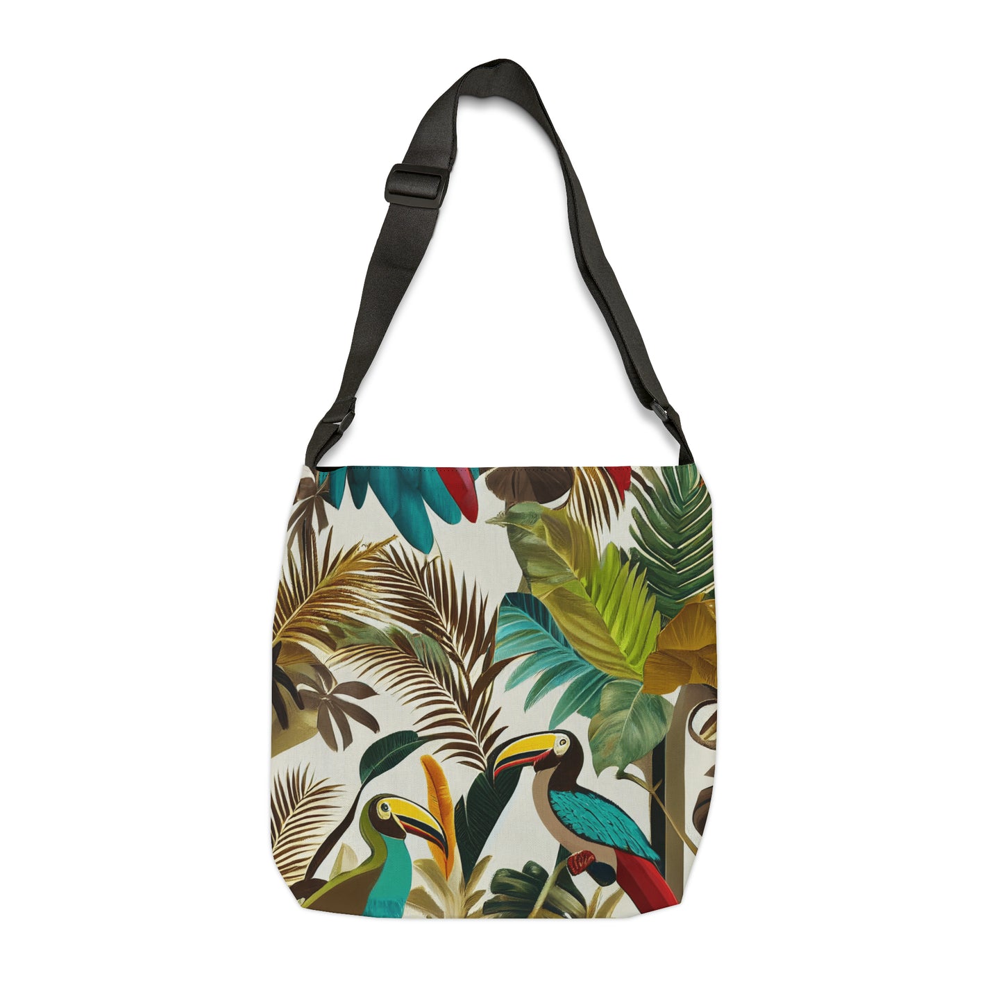 Miniaday Designs Tropical Toucan Adjustable Tote Bag - Miniaday Designs, LLC.