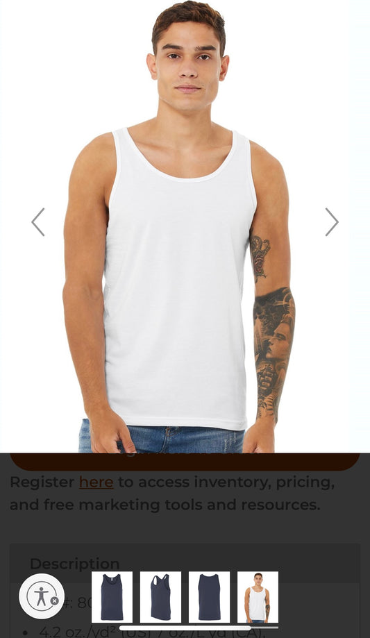 Unisex Tank Top Bella Canvas