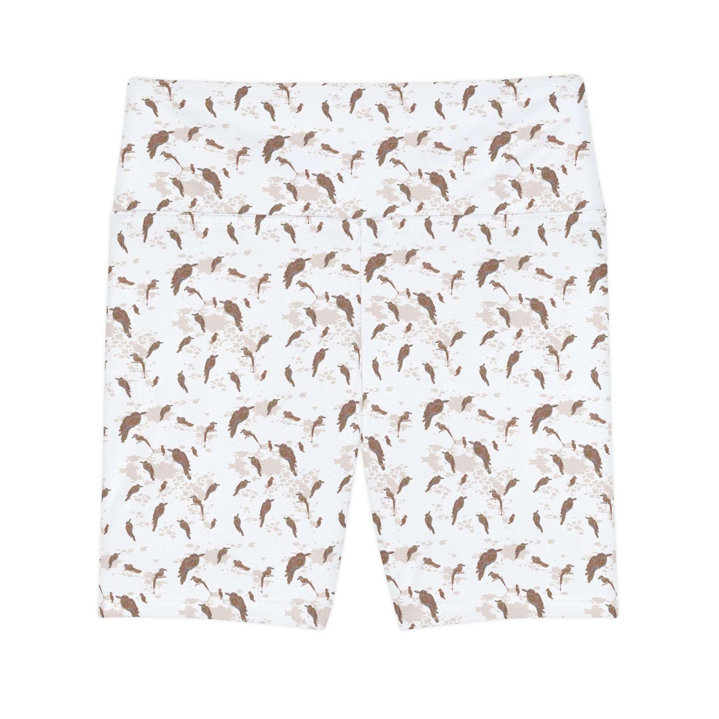 Ethereal Avian Silhouettes Collection by Miniaday Designs, LLC.  Women's Workout Shorts (XS-XL)