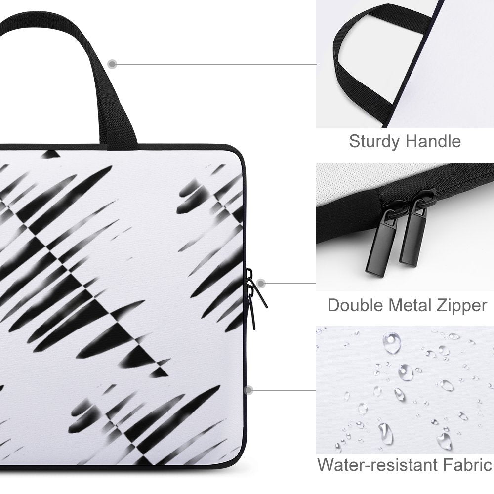 Ryan's Geometric Black and White Laptop Bag (Multiple Sizes) Laptop bag