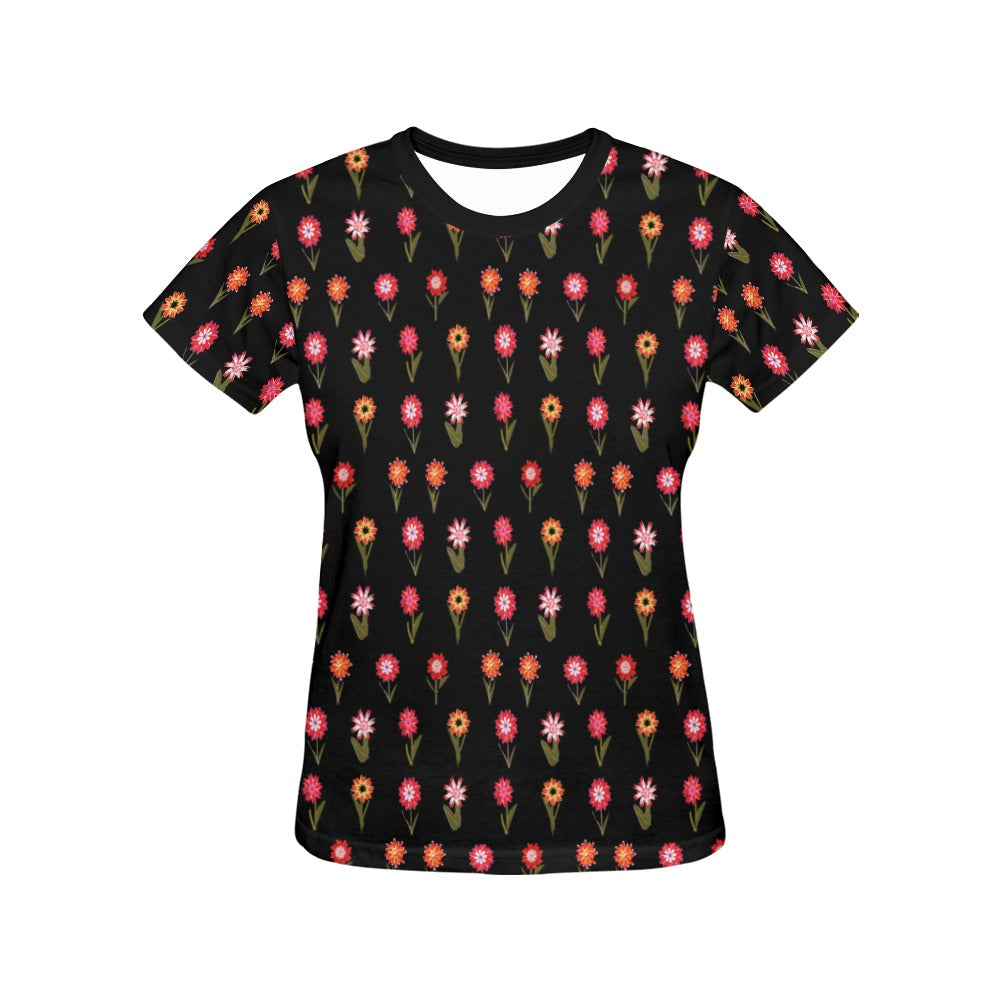 Miniaday  Designs Blossoming Charm Women's Tops