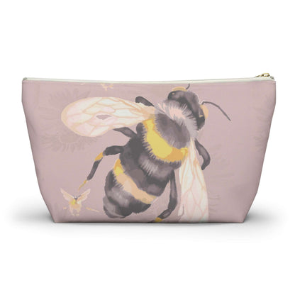 Bee-utiful Garden Banquet Collection by Miniaday Designs, LLC. Accessory Pouch w T-bottom