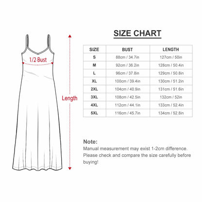 Miniaday Designs Bohemian Collection Spaghetti Strap Ankle-Length Dress Long Dress White