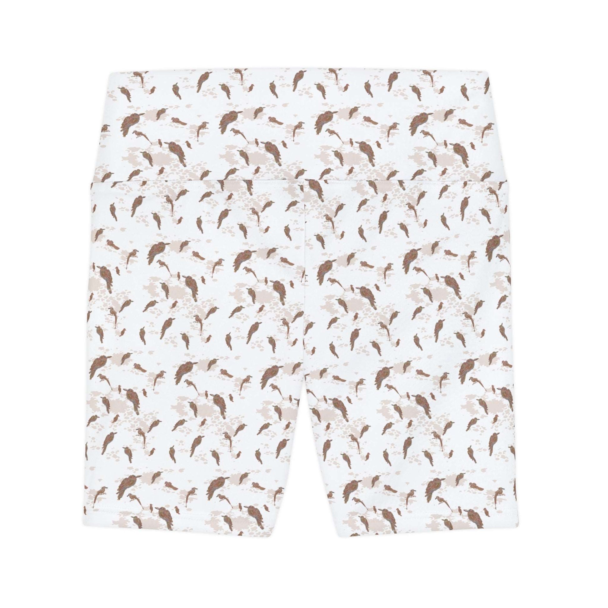 Ethereal Avian Silhouettes Collection by Miniaday Designs, LLC.  Women's Workout Shorts (XS-XL)