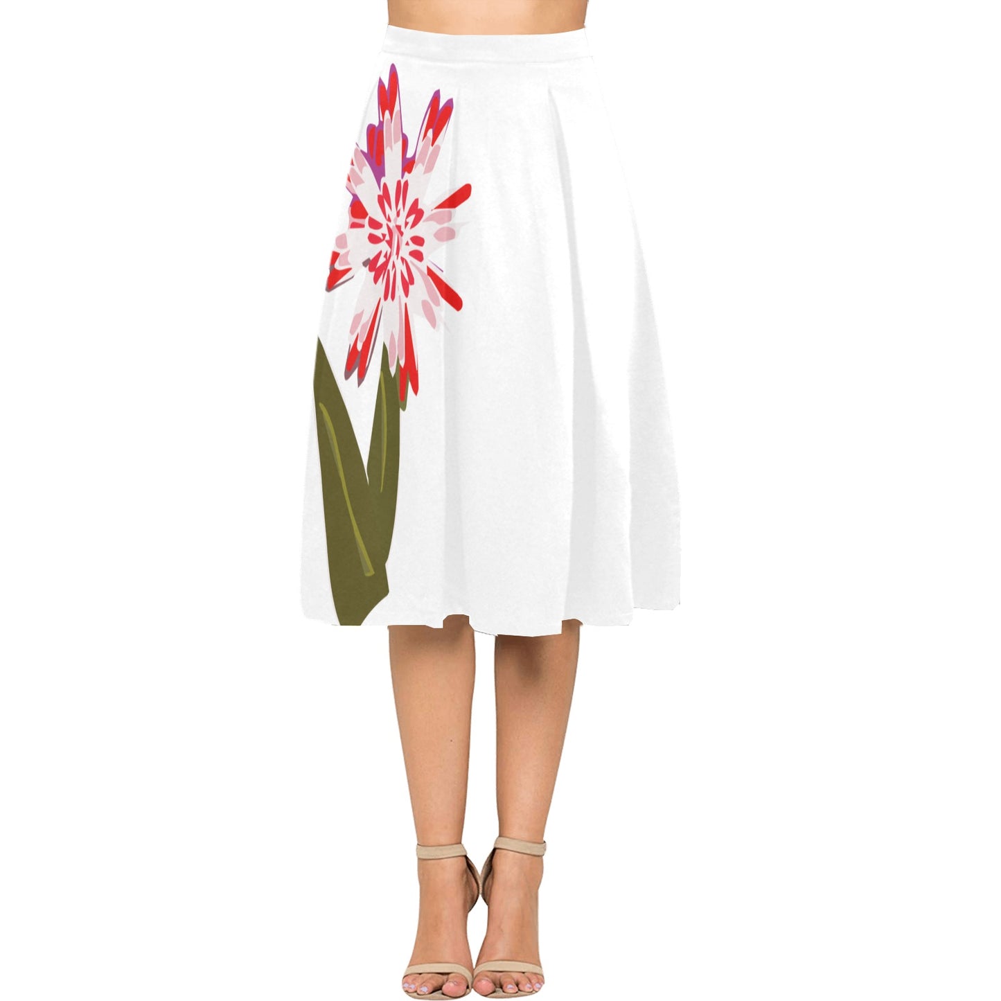 Miniaday Designs Blossoming Charm Women's Crepe Skirt