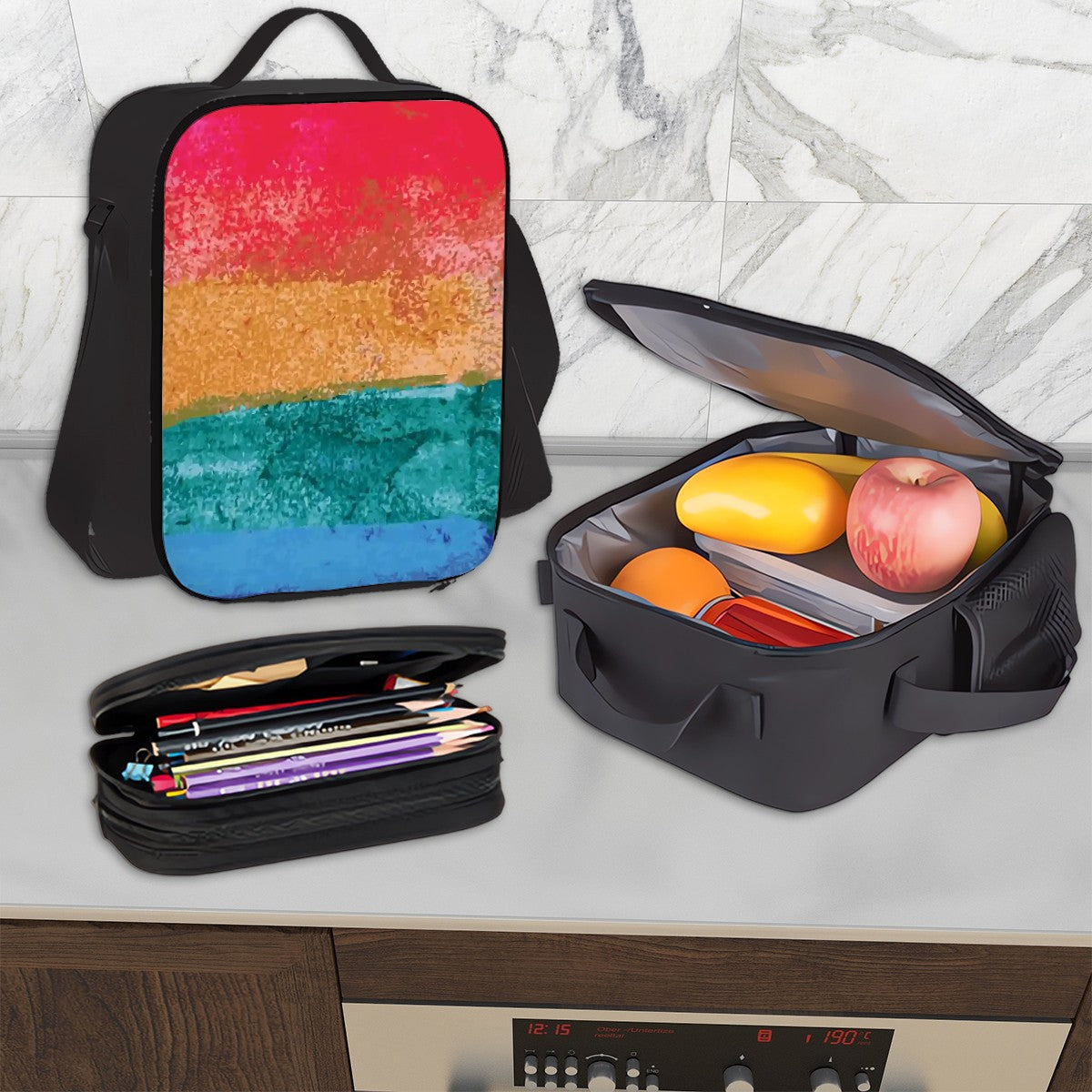 Daphne's Rainbow Surprise Backpack with Lunch Box