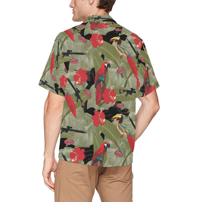 Sage Brush Arms Logo Hawaiian Shirt Black