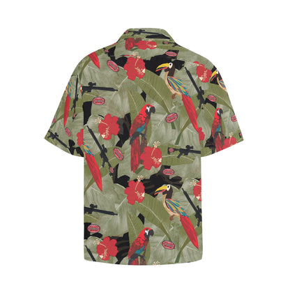 Sage Brush Arms Logo Hawaiian Shirt Black