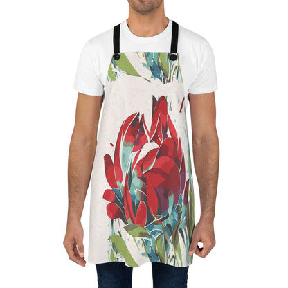 Maroon Bloom Elegance Collection by Miniaday Designs, LLC. Apron