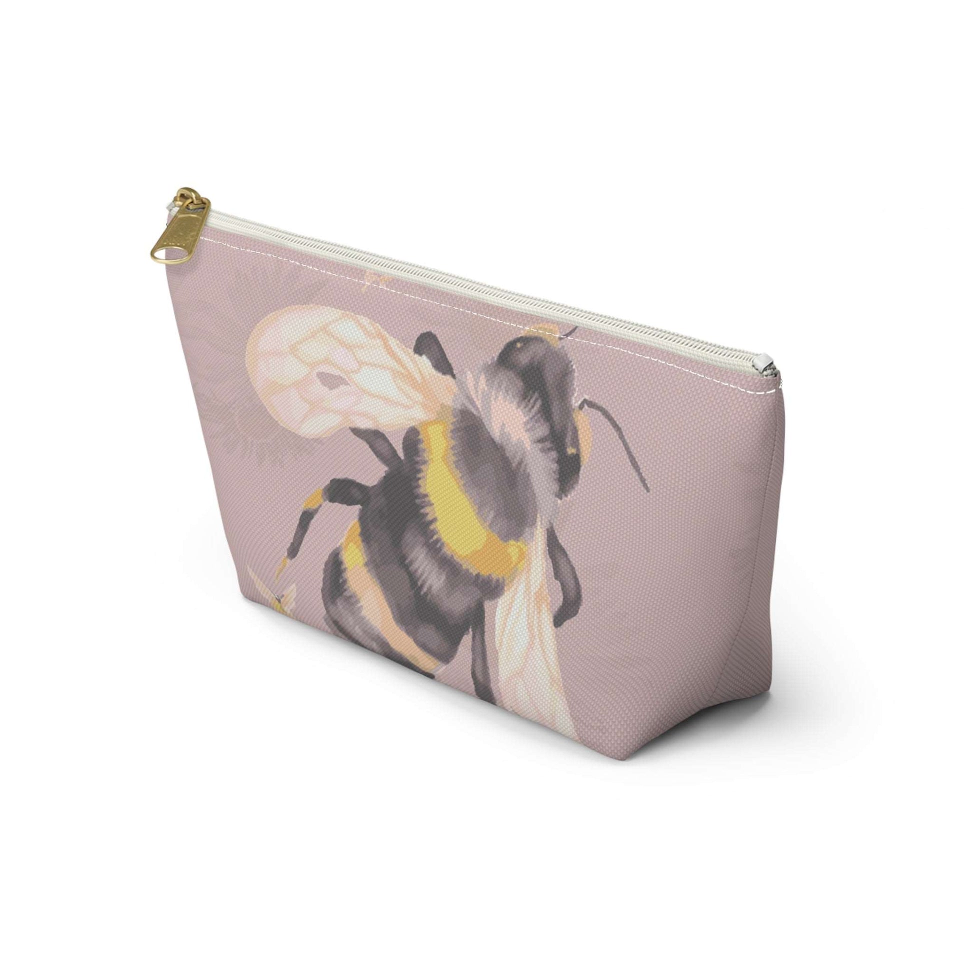 Bee-utiful Garden Banquet Collection by Miniaday Designs, LLC. Accessory Pouch w T-bottom - Miniaday Designs, LLC.