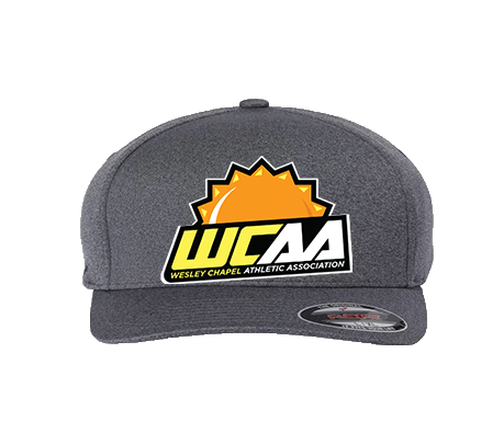 Flexfit Unipanel Melange Hats for WCAA Fully Fitted Hat Logo Printed - Miniaday Designs, LLC.