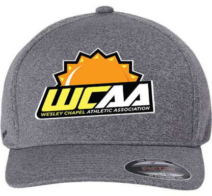 Flexfit Unipanel Melange Hats for WCAA Fully Fitted Hat Logo Printed - Miniaday Designs, LLC.