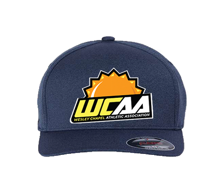 Flexfit Unipanel Melange Hats for WCAA Fully Fitted Hat Logo Printed