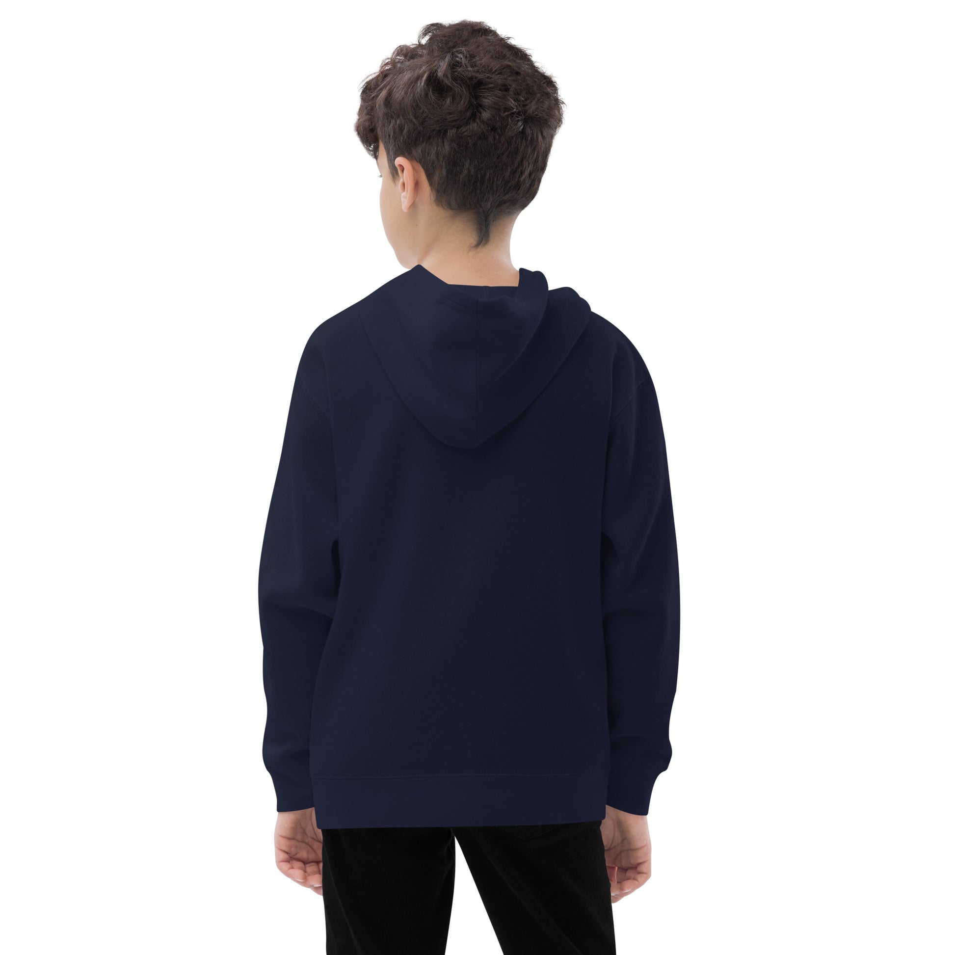 Miniaday Designs Kids fleece hoodie by Ryan White or Black Unisex - Miniaday Designs, LLC.