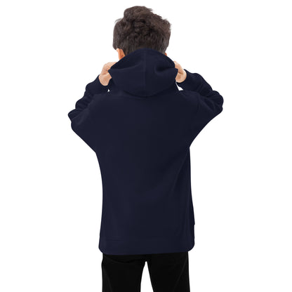 Miniaday Designs Kids fleece hoodie by Ryan White or Black Unisex - Miniaday Designs, LLC.