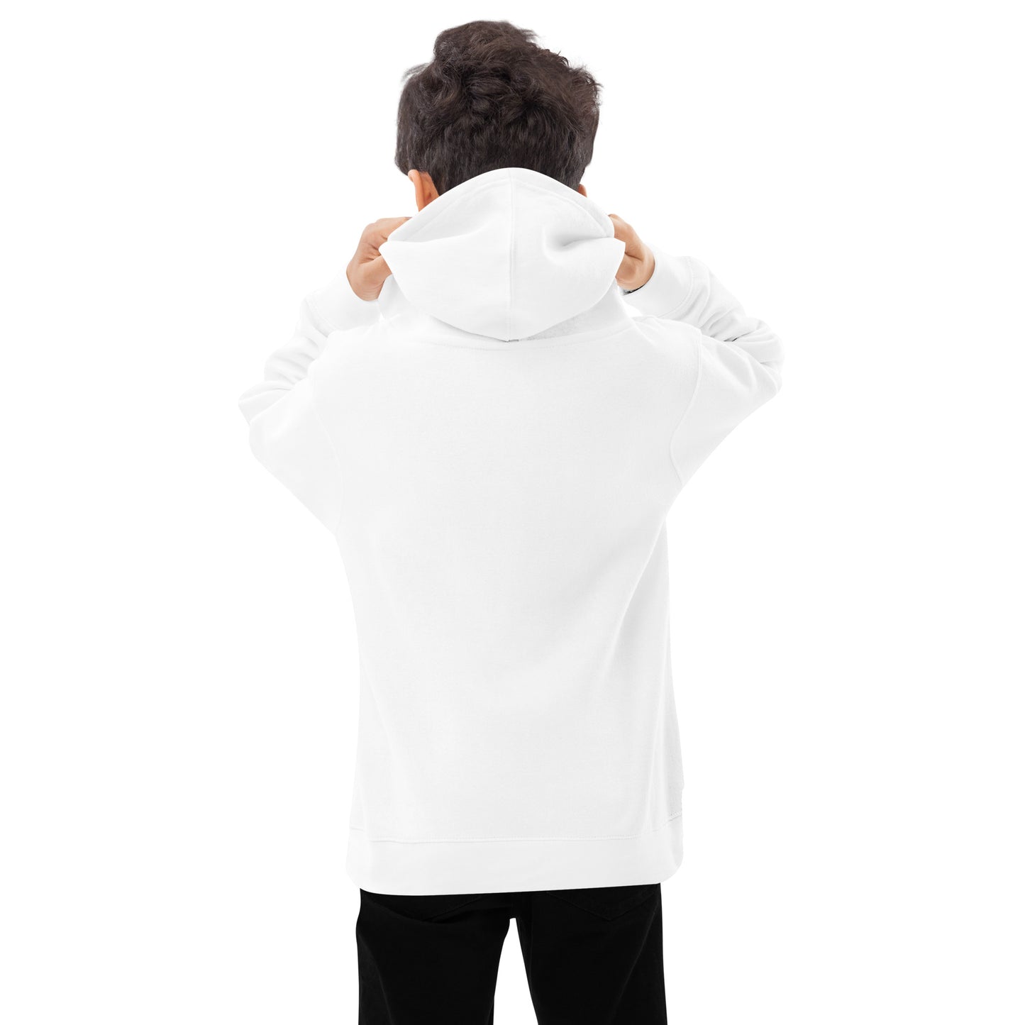 Miniaday Designs Kids fleece hoodie by Ryan White or Black Unisex - Miniaday Designs, LLC.