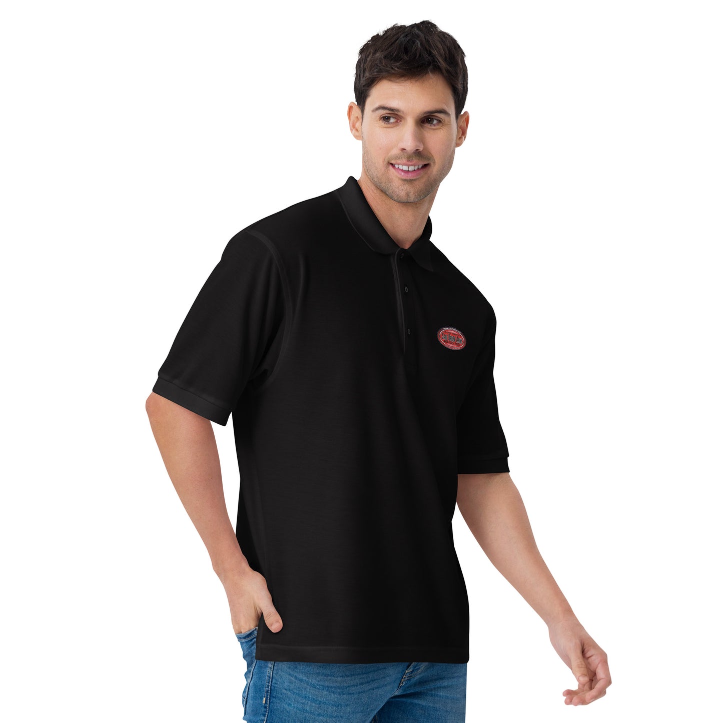 Sage Brush Arms Men's Premium Polo - Miniaday Designs, LLC.