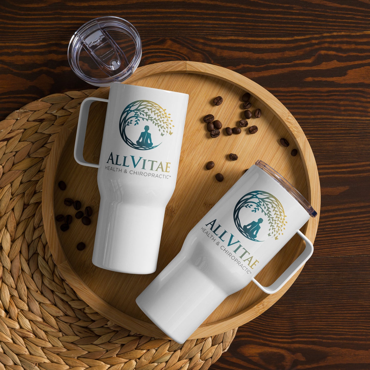 Allvitae 27 Travel Tumblers with a handle