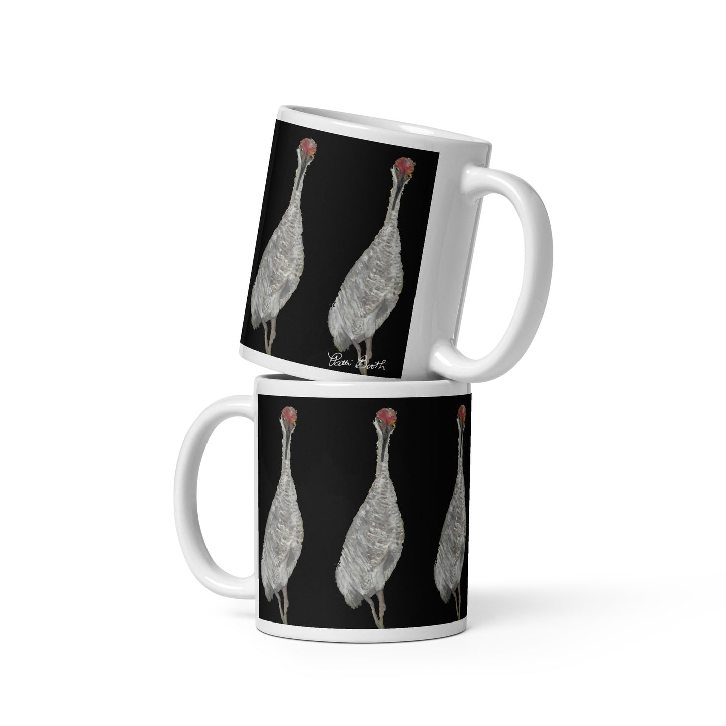 Sandcrane Folly White Mug Signed FREE SHIPPING for BULK ORDERS