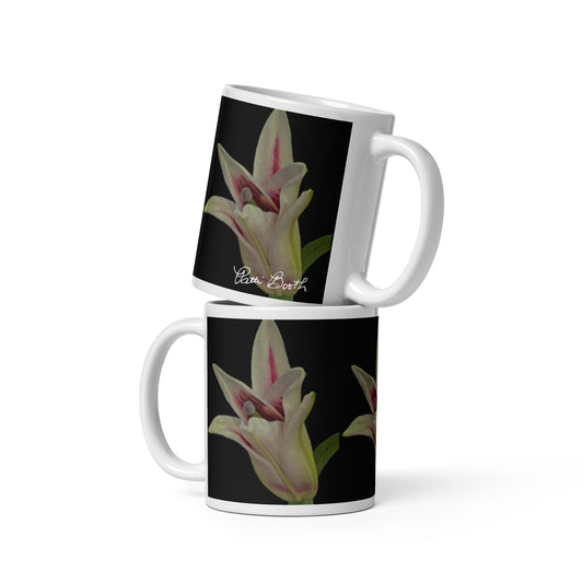 Lily Photo White Mug Signed FREE SHIPPING for BULK ORDERS