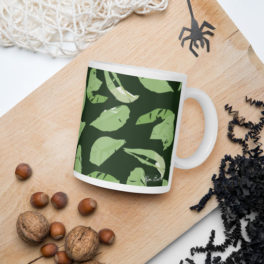 Leaves of Green Signed White Mug FREE SHIPPING for BULK ORDERS