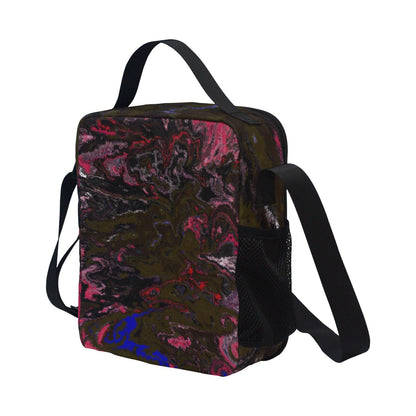 Miniaday Designs Kids Crossbody Insulated Lunch Bag Unisex Multicolor Ryan - Miniaday Designs, LLC.