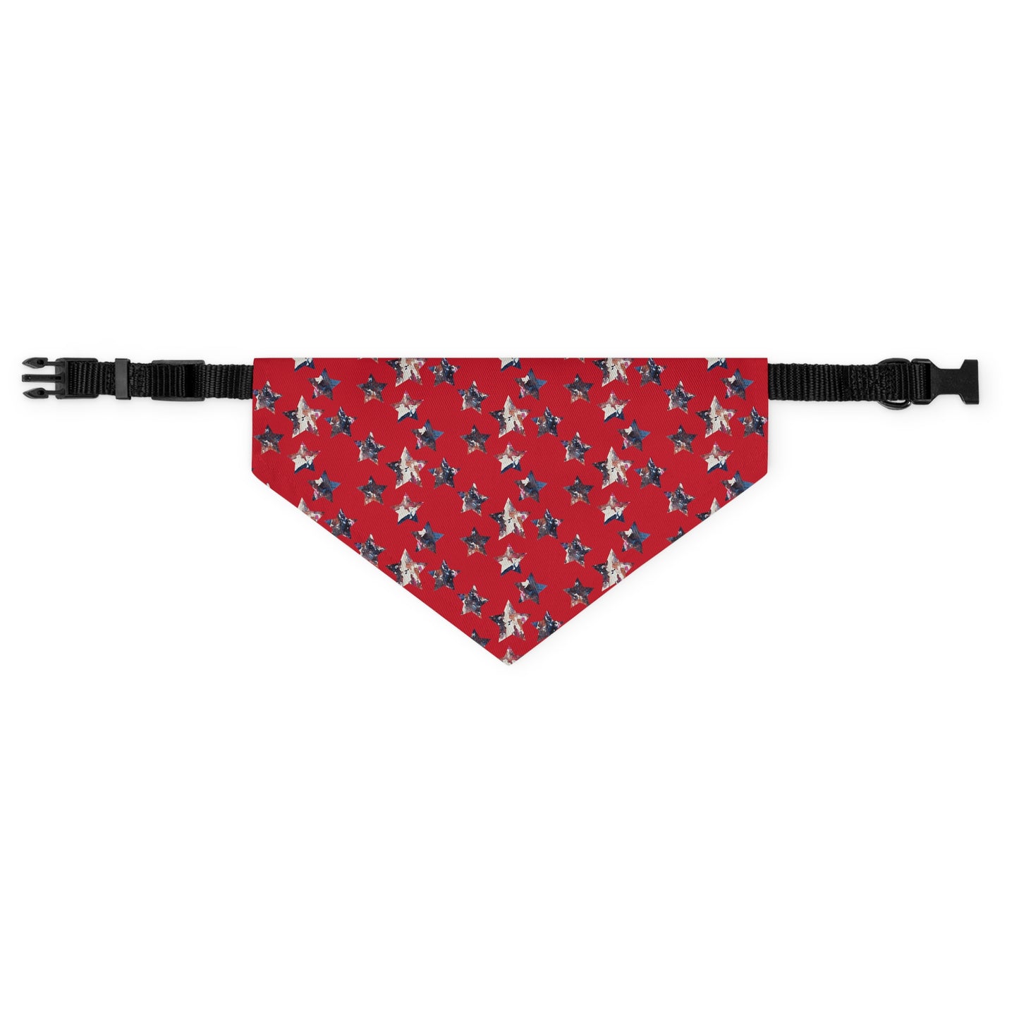 Americana Impressions Collection by Miniaday Designs, LLC. Red Pet Bandana Collar - Miniaday Designs, LLC.