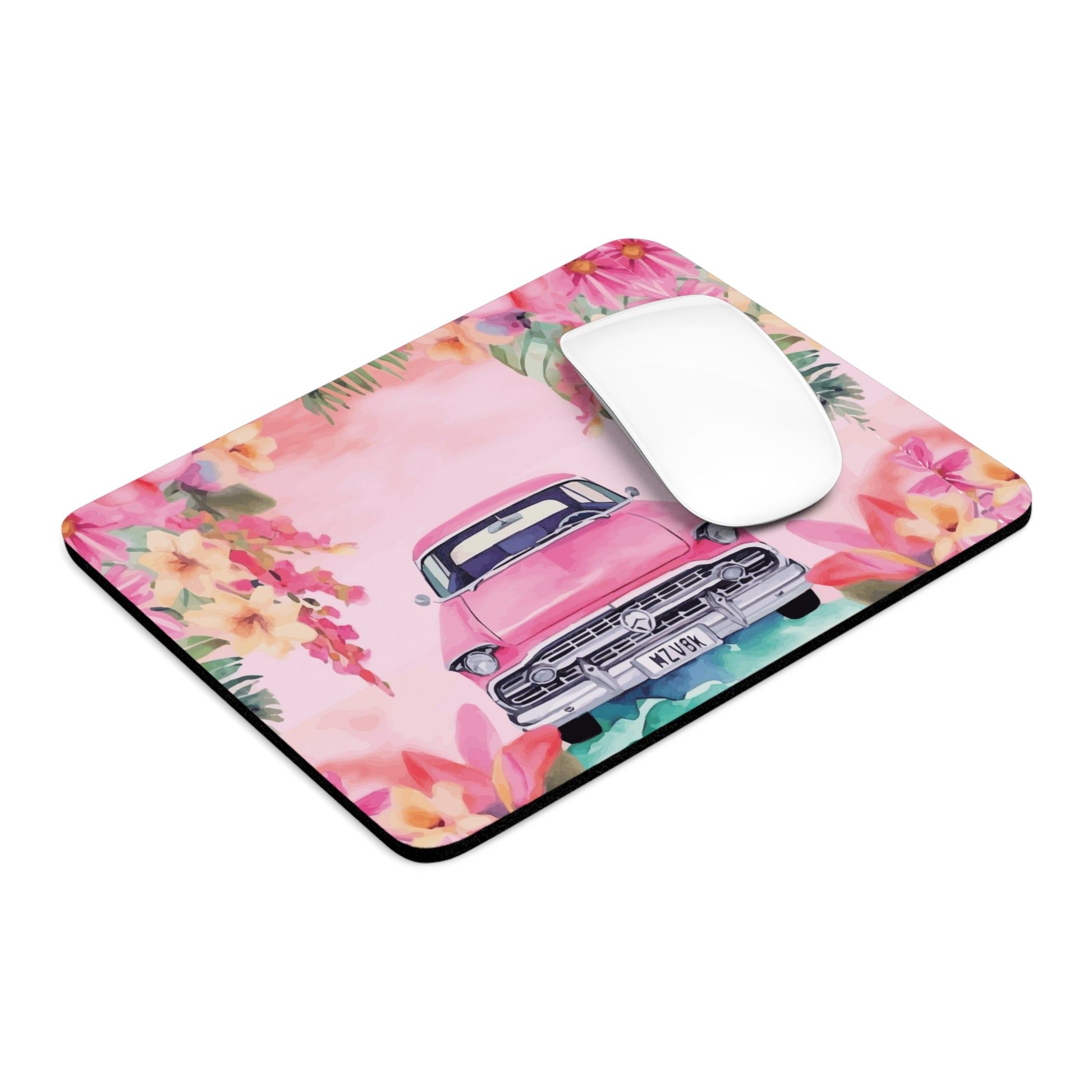 Pink Paradise Roadtrip Collection by Miniaday Designs, LLC. Mouse Pad - Miniaday Designs, LLC.