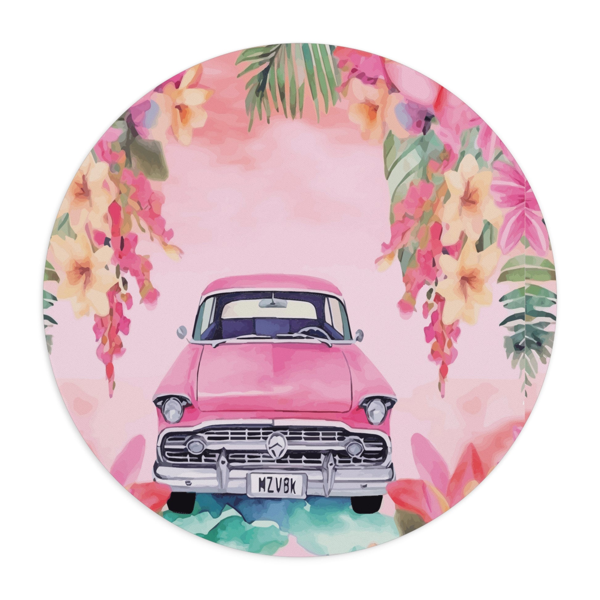 Pink Paradise Roadtrip Collection by Miniaday Designs, LLC. Mouse Pad - Miniaday Designs, LLC.