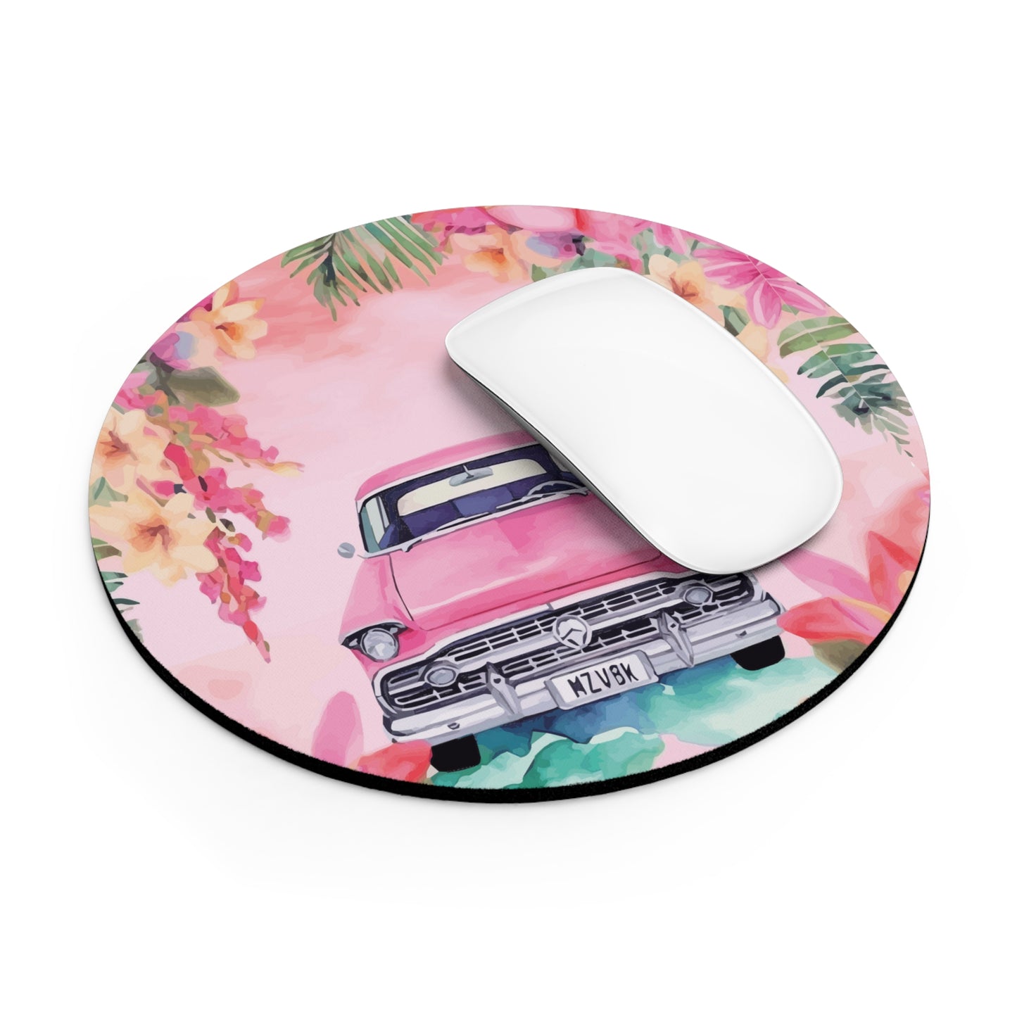 Pink Paradise Roadtrip Collection by Miniaday Designs, LLC. Mouse Pad - Miniaday Designs, LLC.